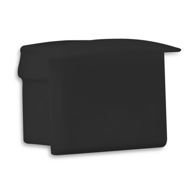 Eindkap zonder kabeldoorvoer - 03ZWART