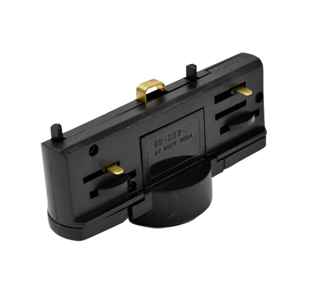 3-fase spanningsrail adapter zwart