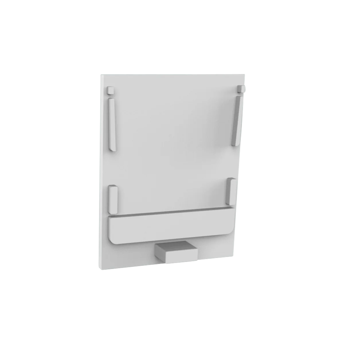 Eindkap zonder kabeldoorvoer - XL340WIT