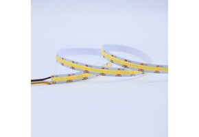 COB LED strip 24 volt amber warm wit 9W 1250LM 480LED p/m IP20 2200K - 10 meter