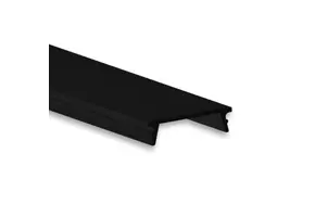 2 meter zwarte cover ipv de standaard 2 meter cover t.b.v. 18ALU, 18WIT, 18ZWART