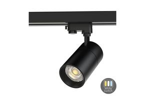 3- fase instelbare kleur temperatuur Trackspot Instelbaar, zwart, Railspot 30 watt