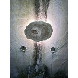 Versteend houten design lamp -  Dual White - 2700k - 6500k - #105