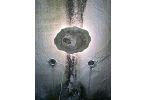 Versteend houten design lamp -  Dual White - 2700k - 6500k - #105