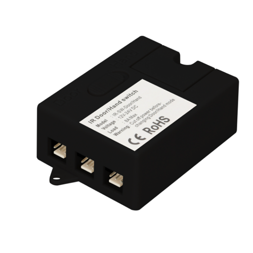 LED hand/deur controller inclusief 1 LED sensor d.m.v. deur openen – Sensor1213 - ZWART