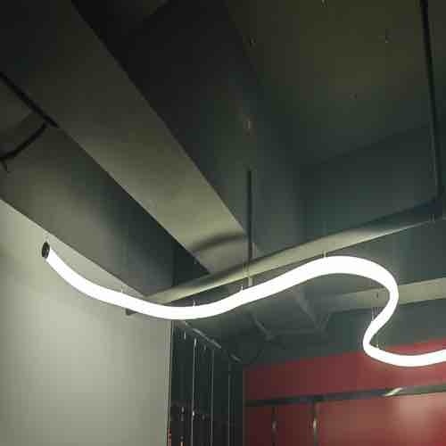 Montageklem met kabel voor plafondmontage Neon Flex 30mm