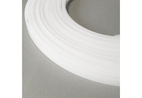 20 meter Losse LED strip profiel klikafdekkap - 17,5 x 8 mm - opaal - SLIM8 AC2/Z