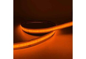 PRO COB LED strip Oranje 8W 1050LM 480 LED’s p/m 24VDC IP20 - 5 meter