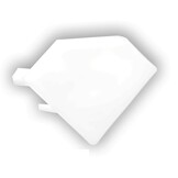 Eindkap zonder kabeldoorvoer - C23.2WIT