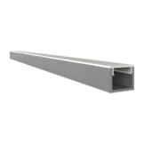 SLIM LED strip profiel met klikcover 10 mm x 8 mm - SLIM308ALU