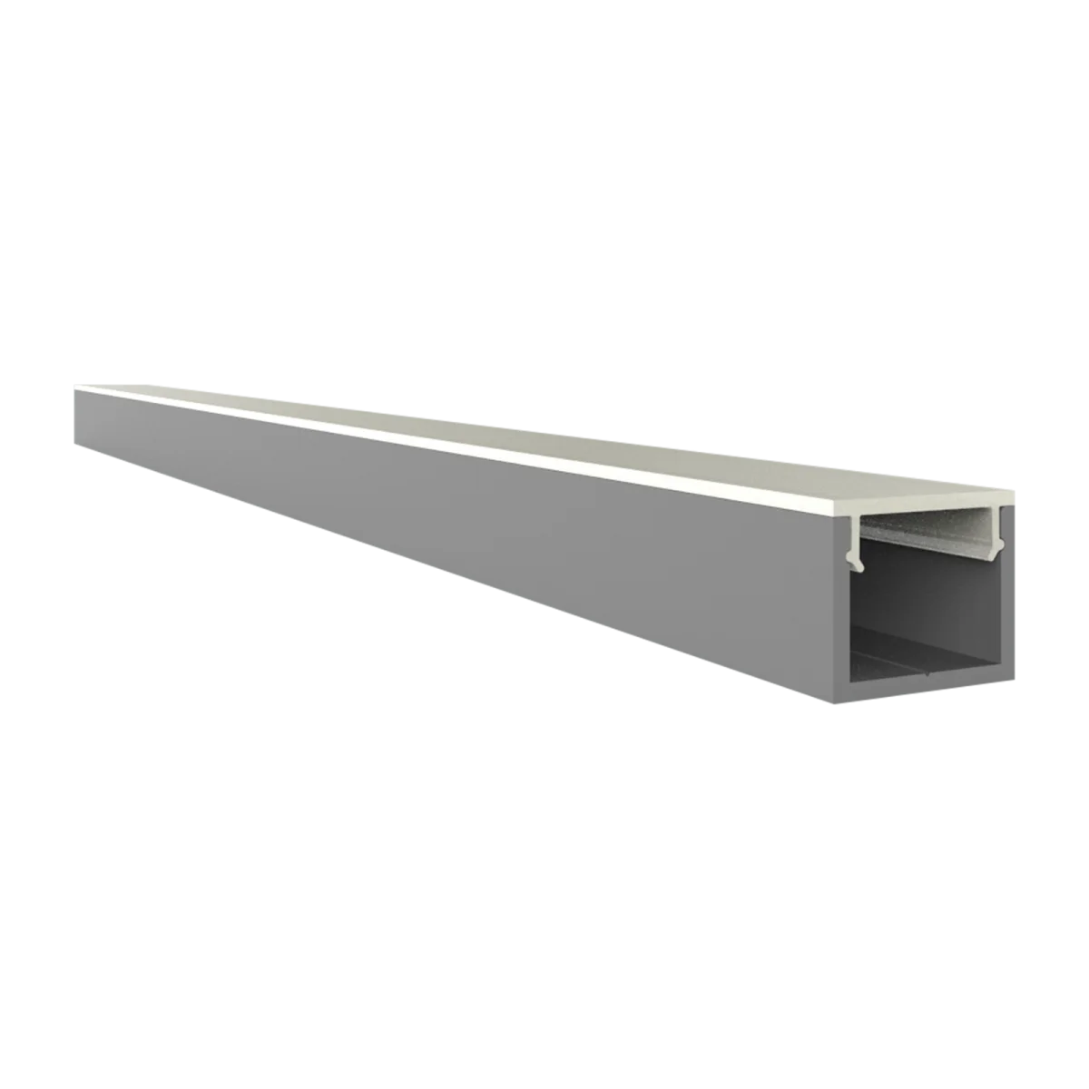 SLIM LED profiel met klikafdekking 10 mm x 8 mm - SLIM308ALU