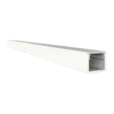 Wit SLIM LED strip profiel met klikcover 10 mm x 8 mm - SLIM308WIT