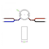 Wandcontactdoos Mini LED driver 20 watt 12 volt 1,67 Ampère – IP67 waterdicht – AF2012Y