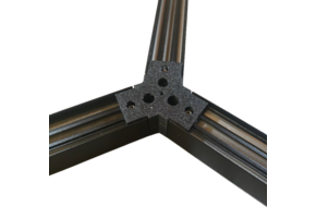 LED strip profiel honingraat Y verbinder XL306ZWART serie verbindingsstuk - inclusief schroeven