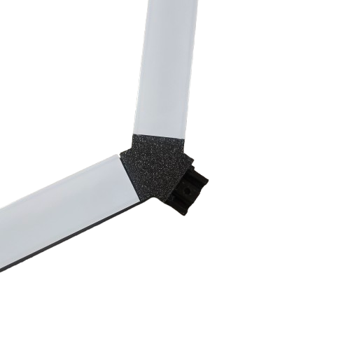 LED strip profiel honingraat Y verbinder XL306ZWART serie verbindingsstuk - inclusief schroeven