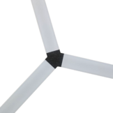 LED strip profiel honingraat Y verbinder XL306ZWART serie verbindingsstuk - inclusief schroeven