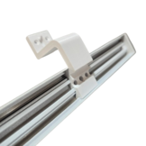 LED strip profiel montage beugel voor horizontale XL306WIT verbindingsstuk hoek - inclusief schroeven