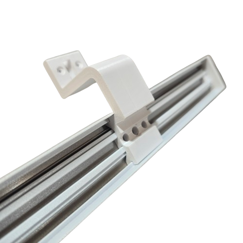 LED strip profiel montage beugel voor horizontale XL306WIT verbindingsstuk hoek - inclusief schroeven