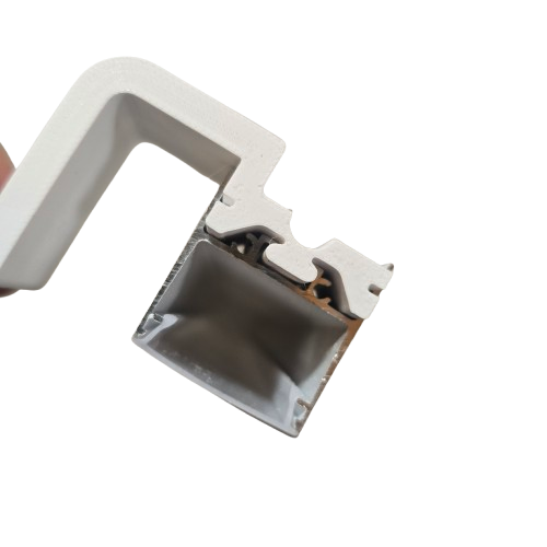 LED strip profiel montage beugel voor horizontale XL306WIT verbindingsstuk hoek - inclusief schroeven
