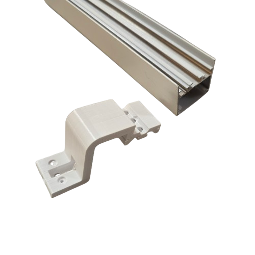 LED strip profiel montage beugel voor horizontale XL306WIT verbindingsstuk hoek - inclusief schroeven