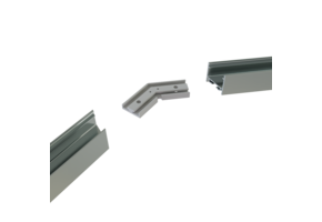 Connector 135° voor LED strip profiel 318ALU
