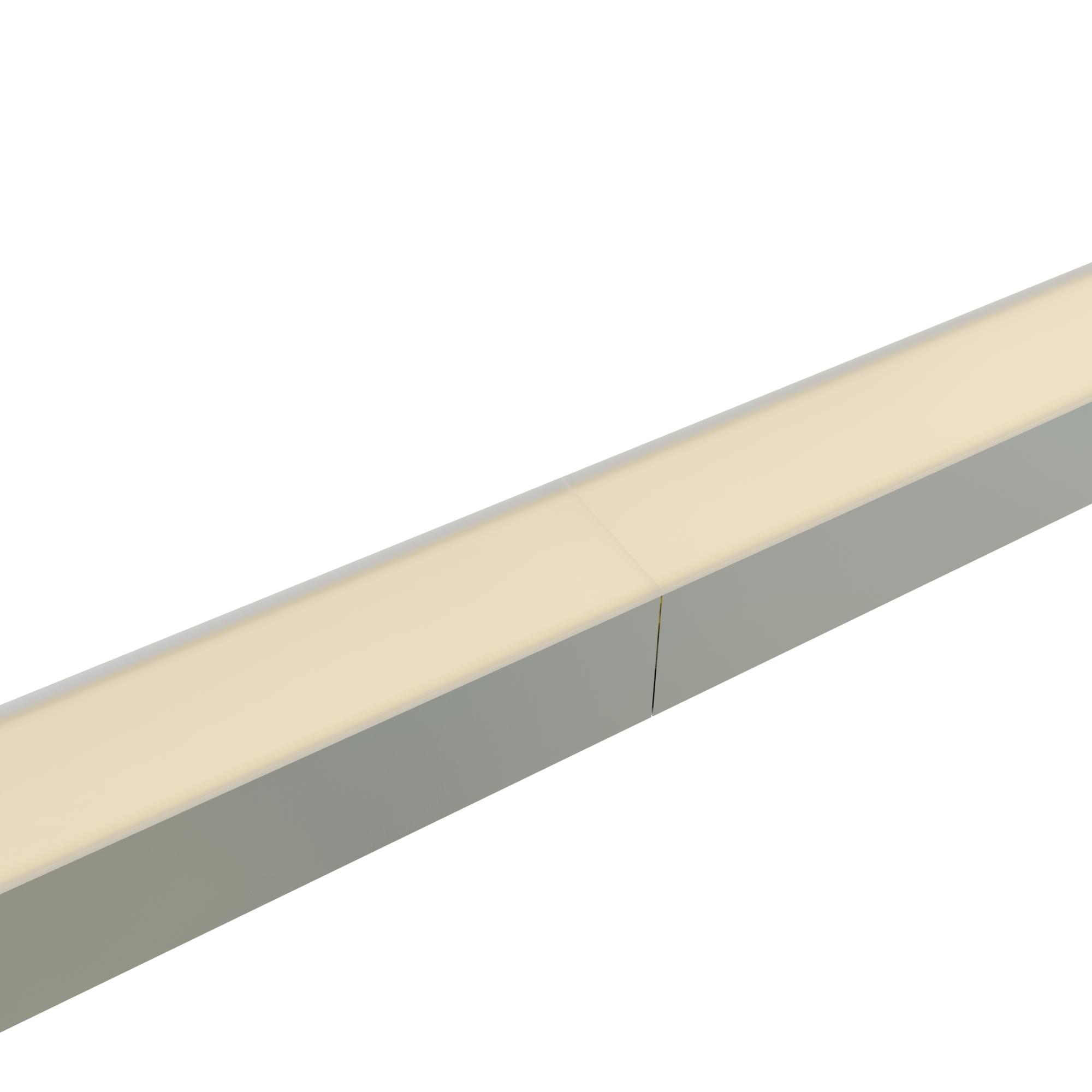 Connector 180° wit voor LED strip profiel 318WIT