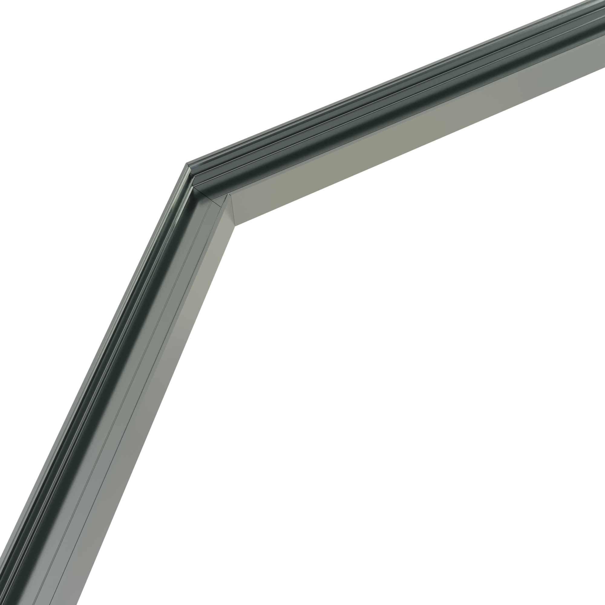 Hoek verbinding 135° zwart voor LED profiel 302ZWART