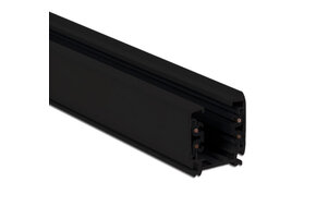 3-fase track rail - zwart - 2 meter - Powergear®