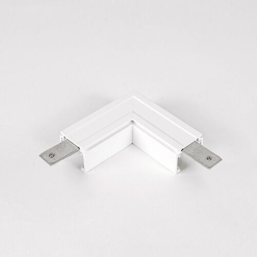 48V L Profiel Connector Plat Links- Wit