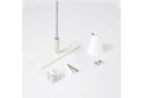 Rail Versterkingsplaat met Draadeinde - Wit