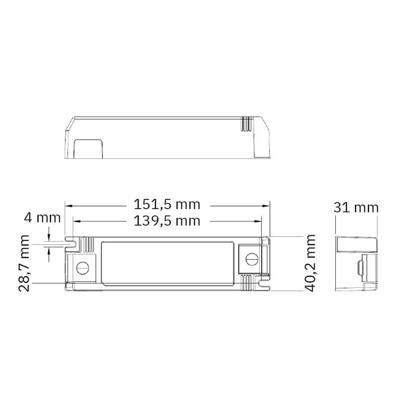 Philips LED voeding 24V IP20 60W V2
