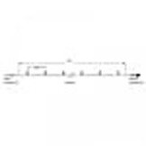 LED kerstlichtsnoer 6 meter – Warm wit 2400K + flits – Wit snoer – 230V systeem (IP65)