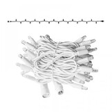 LED kerstlichtsnoer 10 meter – Warm wit 3000K – Wit snoer – 230V systeem (IP65)