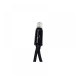 LED ijspegel kerstverlichting 2x0,4m – Koud wit 6500K – Zwart snoer – 230V systeem (IP65)