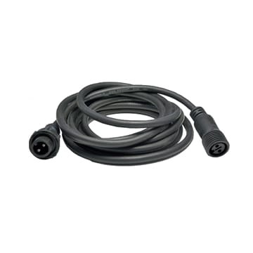 LED Verlengkabel – 2m | Zwart Snoer | 230V Koppelbaar | IP65