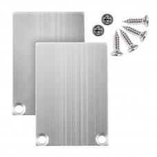 2 x LED strip profiel eindkappen inclusief schroeven - PN4.C3 - afdekking naar keuze