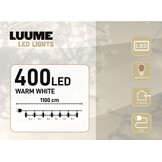 Cluster Kerstverlichting warm wit 8 meter 400 LED voor binnen & buiten