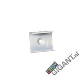 Montageklem t.b.v. LED strip profiel PL8 - Montageklem wit - afdekking naar keuze