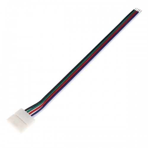 12mm RGBW / RGBWW LED strip verbindingsstuk met draad 1 zijdig - IP20