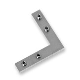 PN4 breed LED opbouwprofiel - Geanodiseerd aluminium - afdekking naar keuze