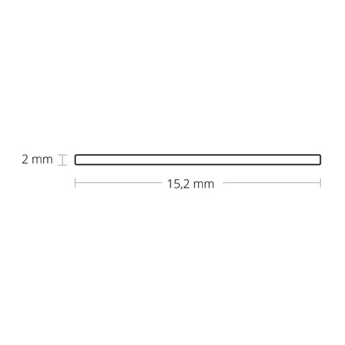 LED strip profiel waterdicht 2 meter 33,60mm x 26,52mm - C10POLY