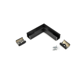 LED strip profiel hoekstuk zwart t.b.v. LED strip profiel SMART10 AC2/Z - afdekking naar keuze