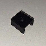 Montageklem t.b.v zwart LED strip profiel PL8 - Montageklem zwart