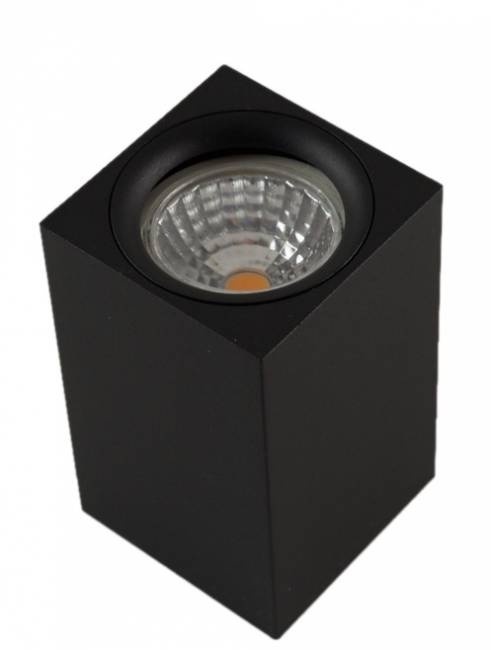 Opbouw spot vierkant zwart Ø 60 x 100mm - GU10 - 1812ZWART - MANGOSQUARE