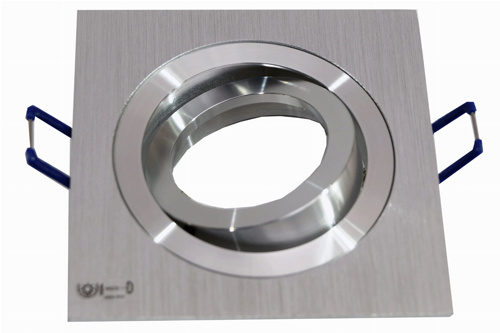 Kantelbare LED spot behuizing - OH328 Chrome