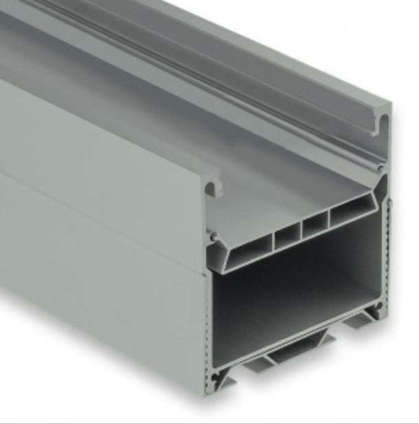 Extra groot LED strip profiel 1,5 meter met cover 71,95 mm x 71,95 mm XLPN12