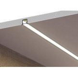 Zwart LED inbouw profiel met klikcover 18,80 mm x 12,00 mm - 03.1ZWART