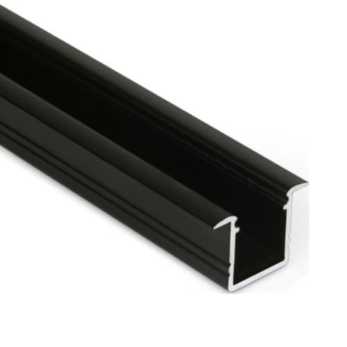 PL3 LED inbouwprofiel - Zwart - afdekking naar keuze
