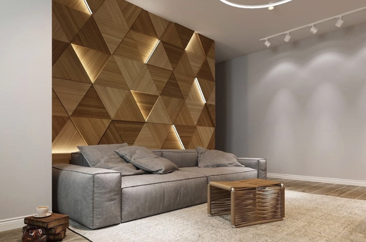 3D LED wandpaneel - Delta LED