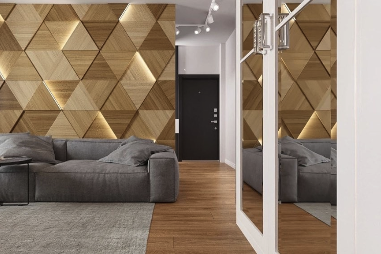 3D LED wandpaneel - Delta LED